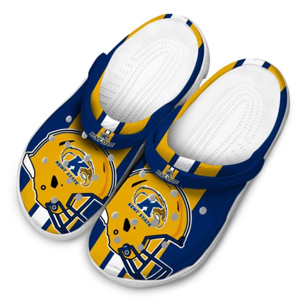 kent state golden flashes helmet stripes clog latest model