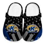 kent state golden flashes stellar stripes theme clog best selling