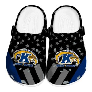 kent state golden flashes stellar stripes theme clog best selling