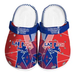 la tech geometric background clog best selling