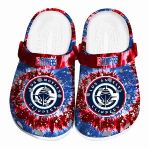 los angeles clippers radiant burst effect clog best selling