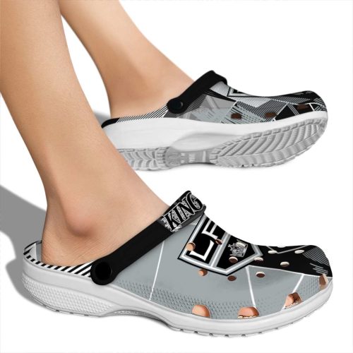 los angeles kings geometric background clog fashion forward