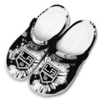 los angeles kings splatter graphics clog best selling