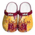 louisiana monroe warhawks geometric background clog best selling