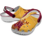 louisiana monroe warhawks geometric background clog best selling
