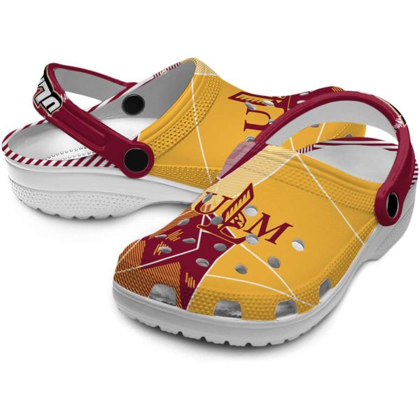 louisiana monroe warhawks geometric background clog high quality