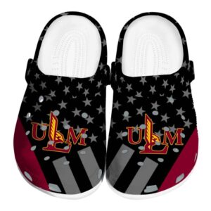 louisiana monroe warhawks stellar stripes theme clog best selling