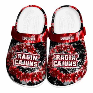 louisiana ragin cajuns radiant burst effect clog best selling