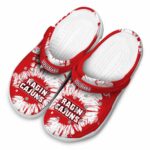 louisiana ragin cajuns splatter graphics clog best selling