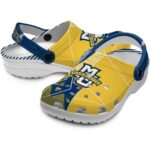 marquette golden eagles geometric background clog best selling