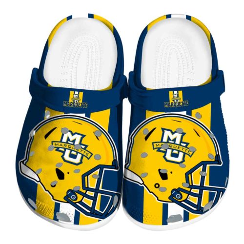 marquette golden eagles helmet stripes clog best selling