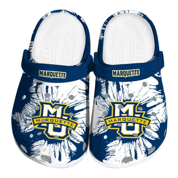 marquette golden eagles splatter graphics clog best selling
