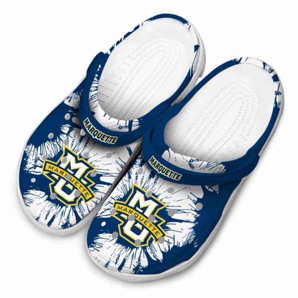 marquette golden eagles splatter graphics clog latest model
