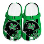 marshall thundering herd helmet stripes clog best selling