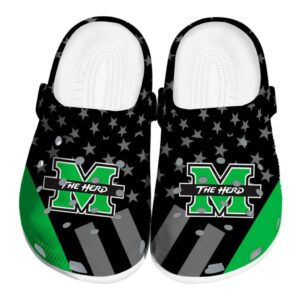 marshall thundering herd stellar stripes theme clog best selling