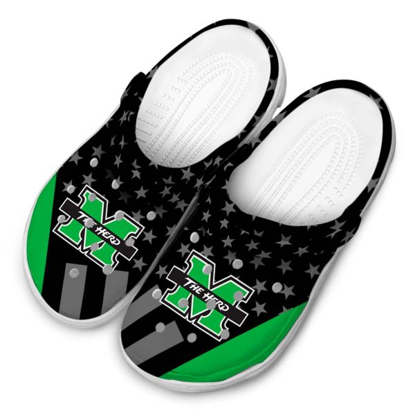 marshall thundering herd stellar stripes theme clog latest model