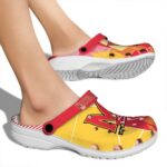 maryland terrapins geometric background clog best selling