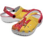 maryland terrapins geometric background clog best selling
