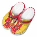 maryland terrapins geometric background clog best selling
