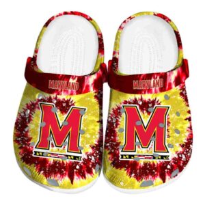 maryland terrapins radiant burst effect clog best selling