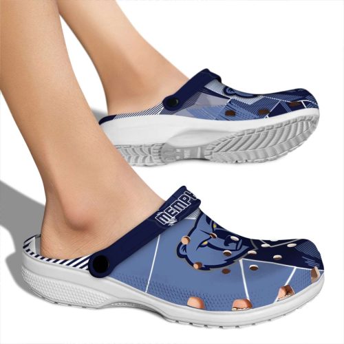 memphis grizzlies geometric background clog fashion forward