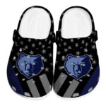 memphis grizzlies stellar stripes theme clog best selling