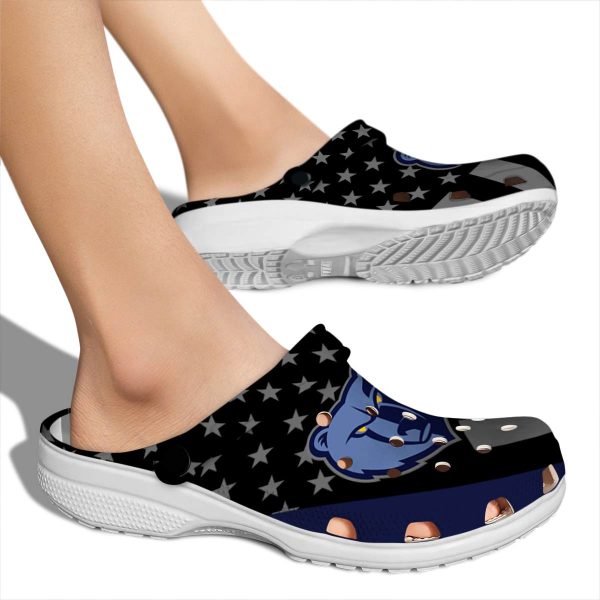 memphis grizzlies stellar stripes theme clog fashion forward
