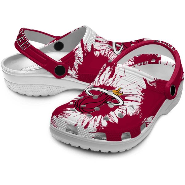miami heat splatter graphics clog high quality