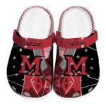 miami redhawks geometric background clog best selling