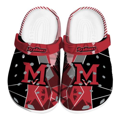 miami redhawks geometric background clog best selling