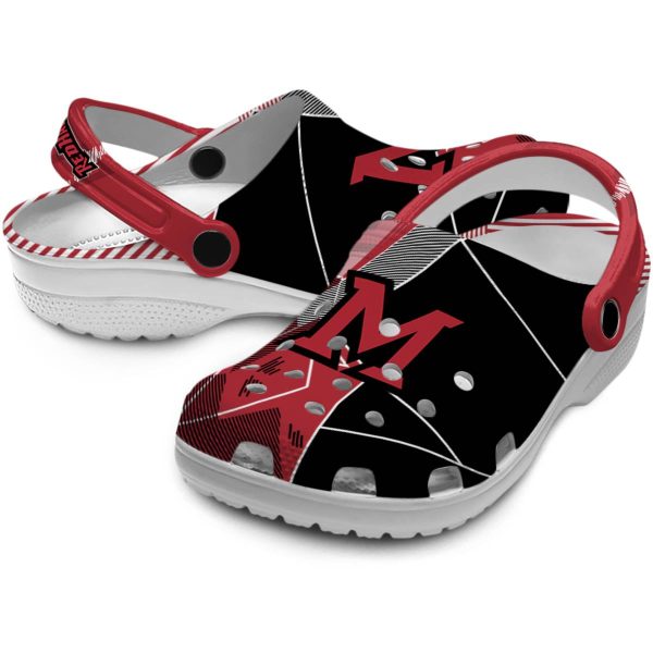 miami redhawks geometric background clog high quality