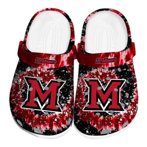 miami redhawks radiant burst effect clog best selling