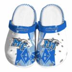 middle tennessee blue raiders geometric background clog best selling