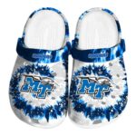 middle tennessee blue raiders radiant burst effect clog best selling
