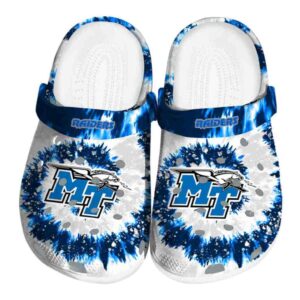 middle tennessee blue raiders radiant burst effect clog best selling