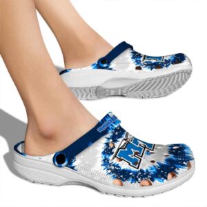 middle tennessee blue raiders radiant burst effect clog fashion forward