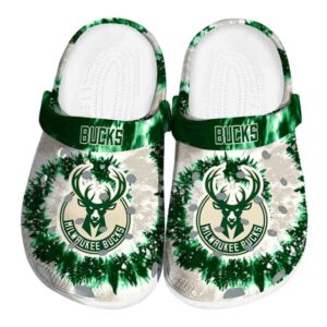 milwaukee bucks radiant burst effect clog best selling