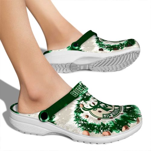 milwaukee bucks radiant burst effect clog fashion forward