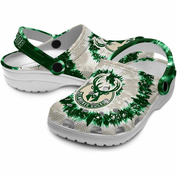 milwaukee bucks radiant burst effect clog high quality