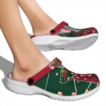 minnesota wild geometric background clog best selling