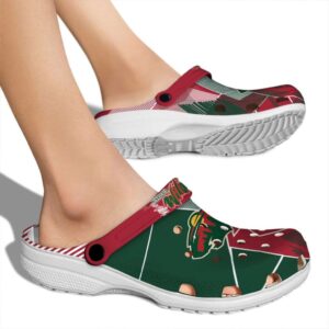 minnesota wild geometric background clog fashion forward