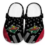 minnesota wild stellar stripes theme clog best selling