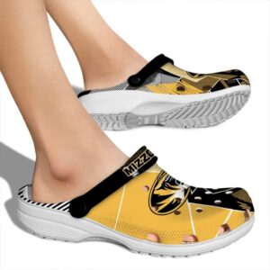 missouri tigers geometric background clog fashion forward