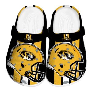 missouri tigers helmet stripes clog best selling