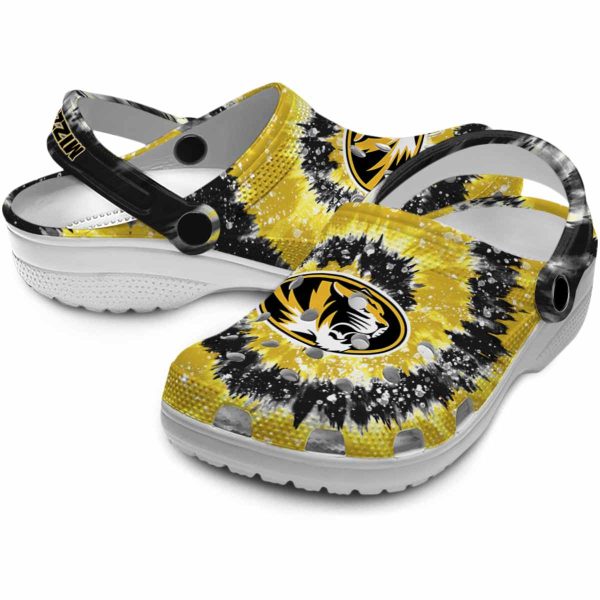 missouri tigers radiant burst effect clog high quality