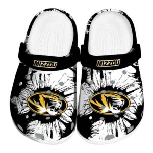 missouri tigers splatter graphics clog best selling