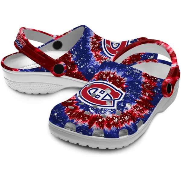 montreal canadiens radiant burst effect clog high quality