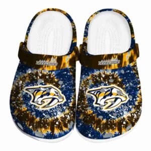 nashville predators radiant burst effect clog best selling