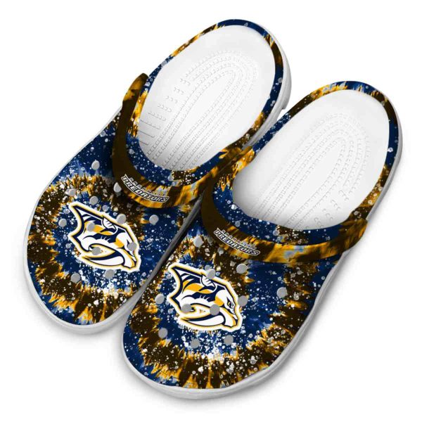 nashville predators radiant burst effect clog latest model