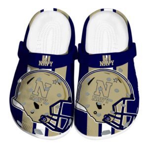 navy midshipmen helmet stripes clog best selling